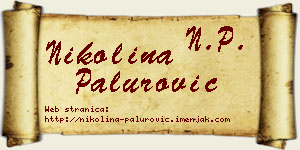 Nikolina Palurović vizit kartica